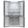 Haier 500 Litre Four Door American Fridge Freezer - Stainless steel