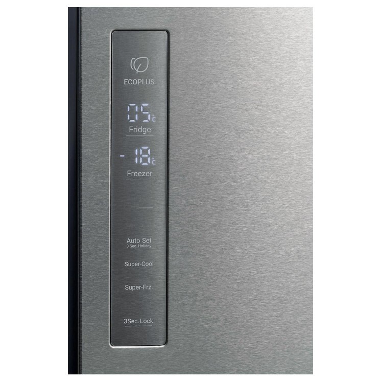 Haier 500 Litre Four Door American Fridge Freezer - Stainless steel