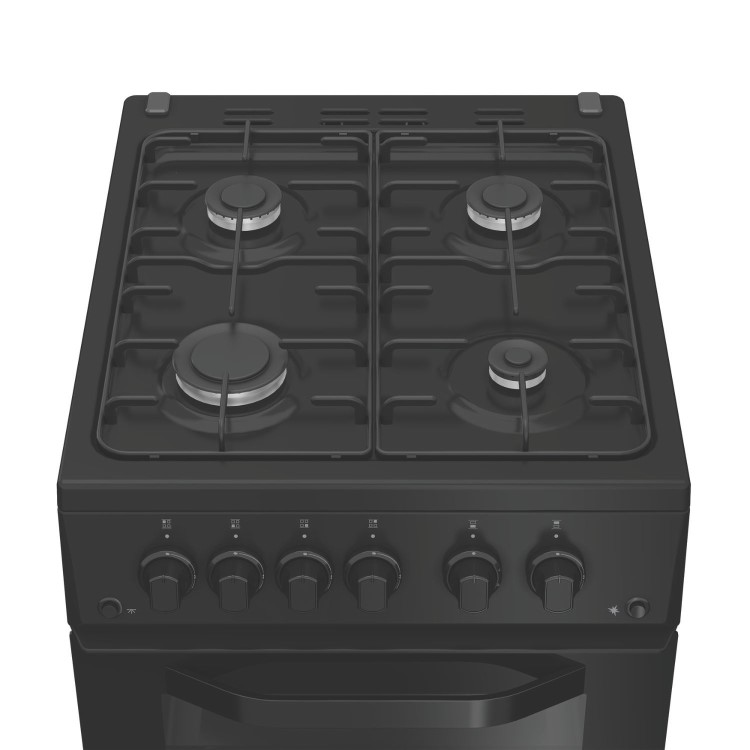 Hotpoint 50cm Gas Cooker - Black