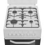 Hotpoint 50cm Gas Cooker with Lid - White