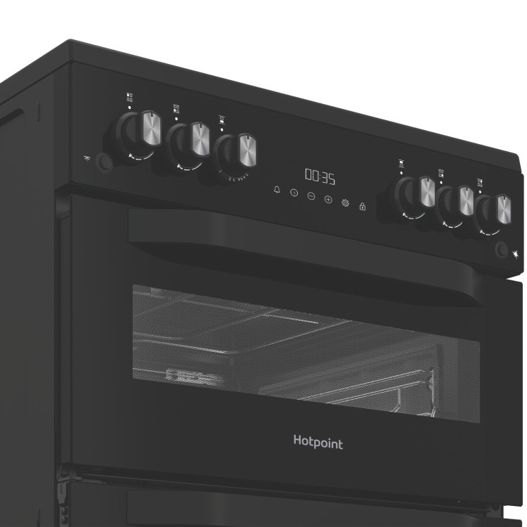 Hotpoint 60cm Gas Cooker - Black