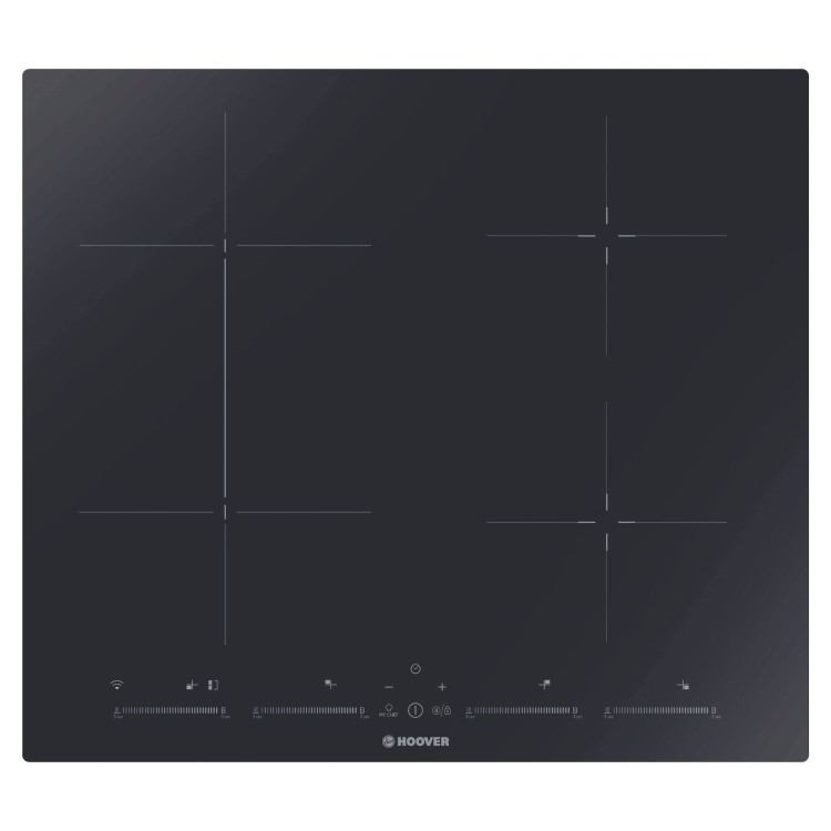 Refurbished Hoover H-Hob 500 Series HTPS64MCTTWIFI 59cm 4 Zone Induction Hob Black