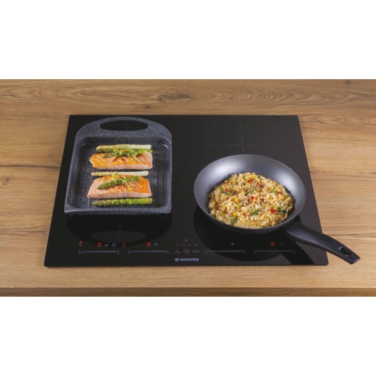 Refurbished Hoover H-Hob 500 Series HTPS64MCTTWIFI 59cm 4 Zone Induction Hob Black