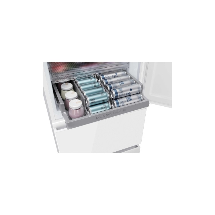 Haier 3D Combi Series 3 303 Litre 50/50 Freestanding Fridge Freezer - White