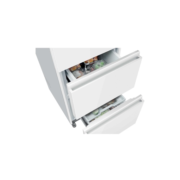 Haier 3D Combi Series 3 303 Litre 50/50 Freestanding Fridge Freezer - White