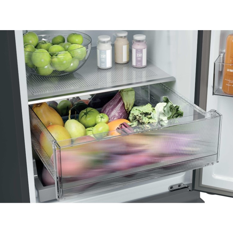 Haier 3D 55 Series 3 303 Litre 60/40 Freestanding Fridge Freezer - Black