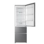 Haier 345 Litre 70/30 Freestanding Fridge Freezer - Stainless steel