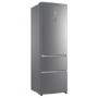 Haier 345 Litre 70/30 Freestanding Fridge Freezer - Stainless steel