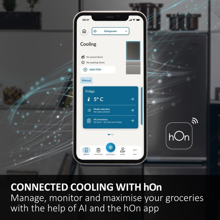 Haier 3D 60 Series 3 360 Litre 60/40 Freestanding Fridge Freezer - Black