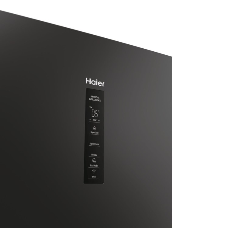 Haier 3D 60 Series 3 360 Litre 60/40 Freestanding Fridge Freezer - Black