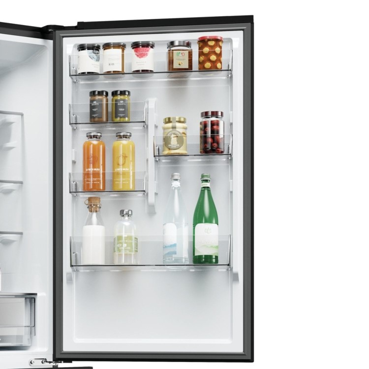 Haier 3D 60 Series 3 360 Litre 60/40 Freestanding Fridge Freezer - Black