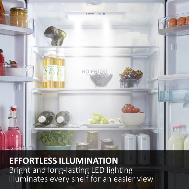 Haier 3D 60 Series 3 360 Litre 60/40 Freestanding Fridge Freezer - Black