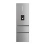 Refurbished Haier 3D 60 Series 5 HTW5618DWMG Freestanding 357 Litre 60/40 Frost Free Fridge Freezer Silver