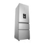 Refurbished Haier 3D 60 Series 5 HTW5618DWMG Freestanding 357 Litre 60/40 Frost Free Fridge Freezer Silver