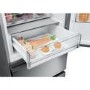 Refurbished Haier 3D 60 Series 5 HTW5618ENMG Freestanding 356 Litre 60/40 Frost Free Fridge Freezer Silver