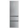 Refurbished Haier 3D 60 Series 5 HTW5618ENMG Freestanding 356 Litre 60/40 Frost Free Fridge Freezer Silver