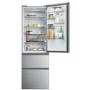 Refurbished Haier 3D 60 Series 5 HTW5618ENMG Freestanding 356 Litre 60/40 Frost Free Fridge Freezer Silver