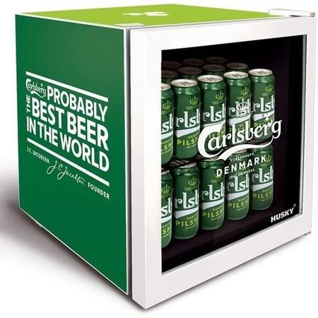 Husky Hu269 Mini Fridge Drinks Cooler Carlsberg Appliances Direct