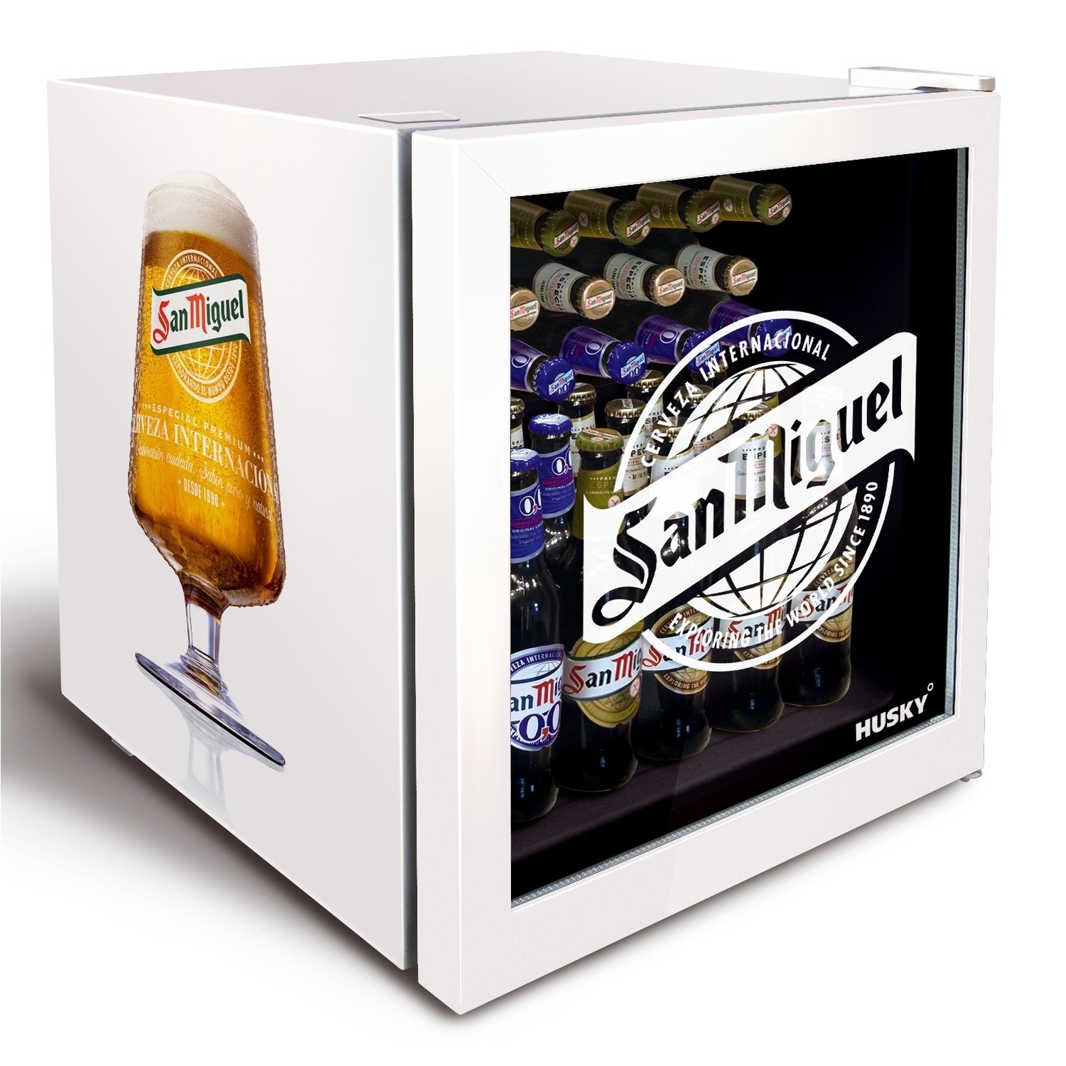 Husky 46 Litre Mini Fridge/Drinks Cooler - San Miguel