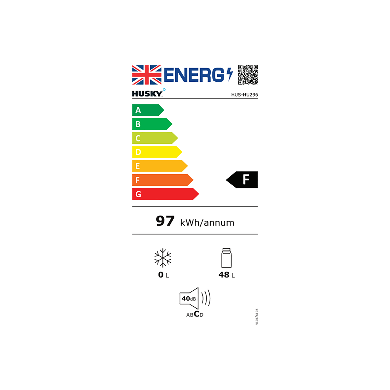 Husky 48 Litre Mini Fridge/Drinks Cooler Kopparberg HU296