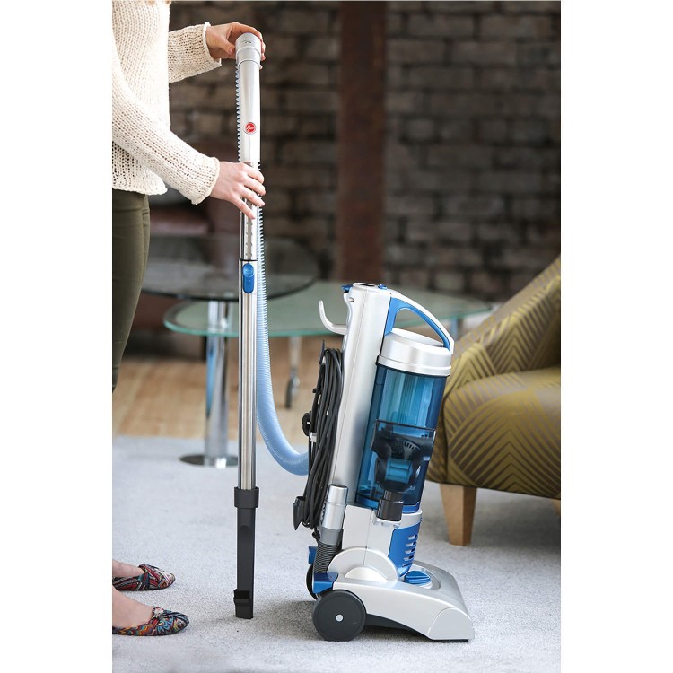 Hoover HU71HU05002 Hurricane 700W Power Upright Bagless Pets Upright Vacuum Cleaner Blue & Silver