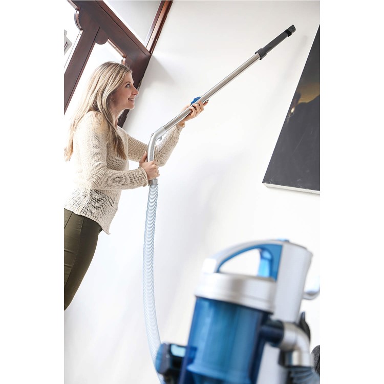 Hoover HU71HU05002 Hurricane 700W Power Upright Bagless Pets Upright Vacuum Cleaner Blue & Silver