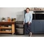 GRADE A3 - Hotpoint HUD61KS Ultima 60cm Double Oven Dual Fuel Cooker Black