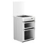 Hotpoint HUD61PS Ultima 60cm Double Oven Dual Fuel Cooker - Polar White