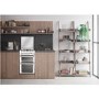 Hotpoint Ultima 60cm Double Oven Dual Fuel Cooker - White