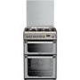 Hotpoint HUD61XS Ultima 60cm Double Oven Dual Fuel Cooker - Stainless Steel
