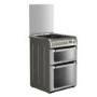Hotpoint HUD61XS Ultima 60cm Double Oven Dual Fuel Cooker - Stainless Steel