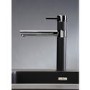 Reginox Black & Chrome Single Lever Mixer Pillar Kitchen Tap – Hudson