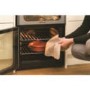 GRADE A2 - Hotpoint HUE52GS 50cm Double Oven Electric Cooker With Ceramic Hob - Graphite