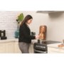 GRADE A2 - Hotpoint HUE52GS 50cm Double Oven Electric Cooker With Ceramic Hob - Graphite
