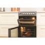 GRADE A2 - Hotpoint HUE52GS 50cm Double Oven Electric Cooker With Ceramic Hob - Graphite