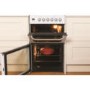 Hotpoint HUE52PS 50cm Double Oven Electric Cooker With Ceramic Hob - White