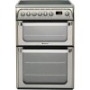 GRADE A3 - Hotpoint HUE61XS 60cm Electric Cooker with Ceramic Hob - Stainless Steel