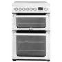 Hotpoint HUE62PS Ultima 60cm Double Oven Multifunction Electric Cooker with Ceramic Hob - White