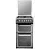 GRADE A2 - Hotpoint HUG52G Ultima 50cm Double Oven Gas Cooker in Graphite