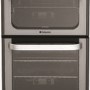 GRADE A2 - Hotpoint HUG52G Ultima 50cm Double Oven Gas Cooker in Graphite