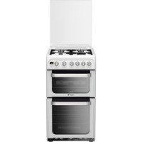 Hotpoint HUG52P Ultima 50cm Double Oven Gas Cooker in White