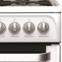 GRADE A1 - As new but box opened - Hotpoint HUG52P Ultima 50cm Double Oven Gas Cooker in White
