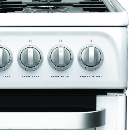 GRADE A2 - Hotpoint HUG52P Ultima 50cm Double Oven Gas Cooker in White