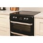 GRADE A3 - Hotpoint HUI614K Ultima 60cm Double Oven Electric Cooker With Induction Hob - Black