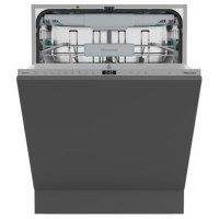 Hisense Hi6 Integrated Dishwasher - Auto Dry, A-Rated, Silver control panel