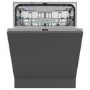 Hisense Integrated Dishwasher - Auto Dry, A-Rated, Silver control panel