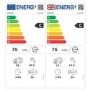 Hisense Integrated Dishwasher - Auto Dry, C-Rated, Silver control panel