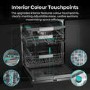 Hisense Integrated Dishwasher - Smart Wi-Fi A-Rated Silver control panel