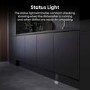Hisense Integrated Dishwasher - Smart Wi-Fi A-Rated Silver control panel