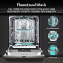 Hisense Integrated Dishwasher - Smart Wi-Fi A-Rated Silver control panel